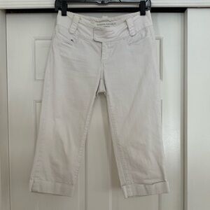 Cream Cropped Pants